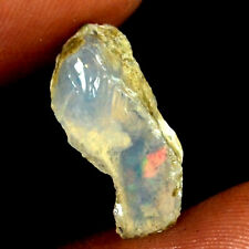 100% Natural Ethiopian Crystal Black Opal Play Of Color Rough Specimen picture