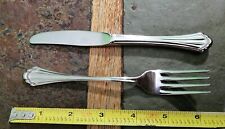 ONEIDA COMMUNITY c1987-2006 CLERETTE STAINLESS STEEL YOUTH 👦👧 KNIFE & FORK  picture