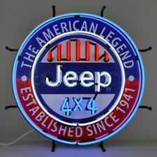 Jeep 4x4 The American Legend Car Garage Racing Neon Light Sign 24