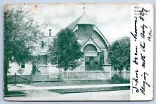 1907 UNION HILL NEW JERSEY*NJ*GRACE CHURCH*TO WEEHAWKIN*ANTIQUE POSTCARD picture