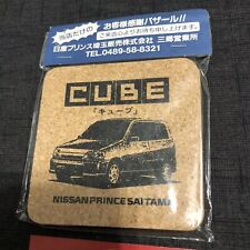 Rare Nissan Cube Drink Coaster Set Vintage Collectible Z10 98-02 99 00 01 JDM picture