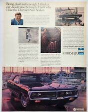 1972 Chrysler New Yorker Brougham Vintage Print Ad picture