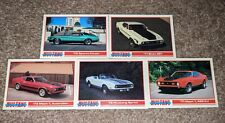 5 71-73 Ford Mustang Boss 351, 429 CJ, Spirit Trading Cards New Mint Condition picture