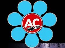 AC Spark Plugs Flower Original Vintage 60's 70's Racing Decal/Sticker Chevy V8 B picture