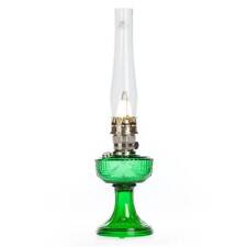 Aladdin Lincoln Drape Oil Lamp, Indoor Fuel Lamp, Bright White Light Nickel Trim picture