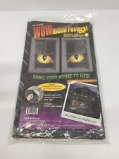 2008 WoWindows Halloween Catrageous the Beast Cat Eyes Windo Decor 35