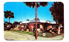 Lantana FL Postcard FLORIDA Sun Deck Terrace Lantana Ave c1950s picture