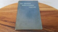1912 THE ASHCROFT MANUFACTURING COMPANY CATALOG F - GAUGES - TOOLS - STEAM picture