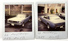 CC9 Photograph Vintage 1980's Polaroid Artistic 1966 Ford Mustang 289 Auto  picture