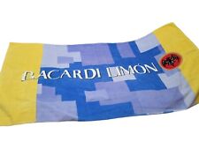 Official BACARDI Limon BEACH Large Towel 56x 29 Yellow, Purple ,Red  picture