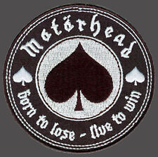 BORN TO LOSE LIVE TO WIN MOTORHEAD IRON ON PATCH picture