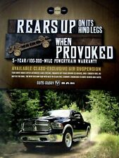 2013 Dodge Ram Rears Up On Hind Legs When Provoked Original Print Ad 8.5 x 11