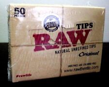 RAW ORIGINAL TIPS 50 PACKS~2,500 TOTAL~FACTORY SEALED~RAW DISTRIBUTOR  picture