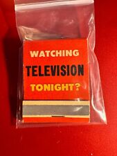 MATCHBOOK - TV GUIDE - WATCHING TV TONIGHT? - UNSTRUCK picture