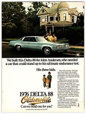 1976 Oldsmobile Delta 88 Car - Original Print Ad (8x11) Advertisement picture