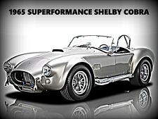 1965 Superformance Shelby Cobra  New Metal Sign: Classic Silver Color picture
