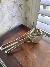 Rare Vintage/Antique Silver Plated Vegetable Masher Potatoe Rice 11.5” picture