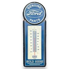 Ford Genuine Parts Metal Embossed Wall Thermometer picture