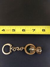 Vintage Cool Swinging Ball Keychain Key Ring Chain Style Fob Hangtag *EE52 picture