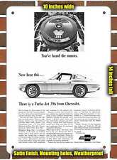 Metal Sign - 1965 Corvette 396 425 HP - 10x14 inches picture