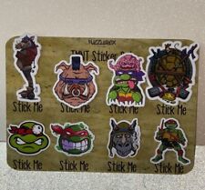 Classic Teenage Mutant Ninja Turtles Sticker Set | TMNT Stickers ~ 8 Pcs picture
