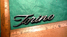 BT30 Ford Torino LF Hood Emblem Vintage Script 1970-71 TORINO GT 429 COBRA JET picture