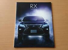 Lexus RX450h RX200t L20 series February 2016 Catalogue Price picture