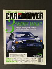 Car & Driver Magazine April 1998 1999 BMW 3-Series Rolls-Royce Silver Seraph 223 picture