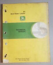 John Deere  TM-1185 Technical Manual for 60 Skid-Steer Loader Original picture