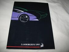 Lamborghini yearbook 1993 30 Anniversary Senna tests McLaren Lamborghini E/I picture