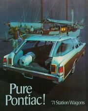 1971 Pontiac Station Wagons Car Sales Brochure Dealership Advertisement Catalog picture
