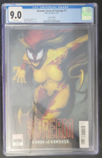 SCREAM: CURSE OF CARNAGE #1 CGC 9.0 GRADED 2020 MARVEL ARTGERM VARIANT COVER picture