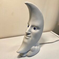 Vintage 1978 Japanese Vandor Imports Man in the Moon Porcelain Lamp picture