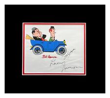 Hanna & Barbera & Johnson Autographs Museum Framed Ready to Display picture