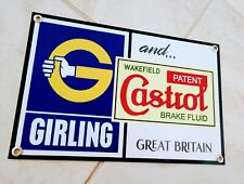 Castrol Girling British Car Sign .. gas oil gasoline garage picture