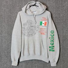 Disney Hoodie Sweatshirt Mens Medium Gray Mexico Epcot World Showcase picture