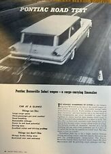 1960 Road Test  Pontiac Bonneville Safari Wagon illustrated picture