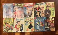 10 Vintage Dell Comics Years 1955 1957 1958 1959 1960 Colt 45 Daffy Cheyenne Etc picture