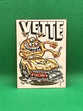 1969-73 Odd Rods Donruss Sticker Card #33 Vette picture