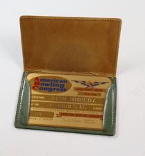 Vintage 1950s John Morenz Metal Card American Bowling Congress Achievement Award picture