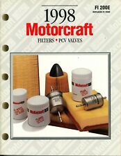 1998 Ford Motorcraft Filters and PCV Valves Catalog picture