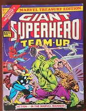 GIANT SUPERHERO TEAM-UP, MARVEL TREASURY EDITION #9, 1976 picture