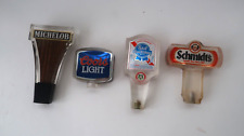 Lot of 4 Vintage Keg Tap Handles Beer PBR Schmidts Coors Light Michelob picture