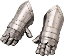 Metal Armour Hand Gloves Pair w/ Inviting Decor Appeal (36302) Halloween Gloves picture