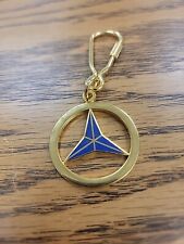 Vintage  Mercedes Benz Metal Keychain Gold Tone FOB Early picture