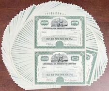 100 Pieces of Universal Oil Products, Inc. dated 1970's - 100 Stock Certificates picture