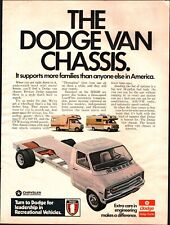 1974 Dodge Van: Chassis Supports More Families Vintage Print Ad Nostalgia a4 picture