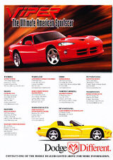 2001 Dodge Viper GTS - red and yellow - Classic Vintage Advertisement Ad PE99 picture