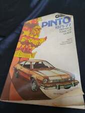 Vintage CHILTON'S (FORD) PINTO 1971-77 REPAIR TUNE-UP GUIDE picture