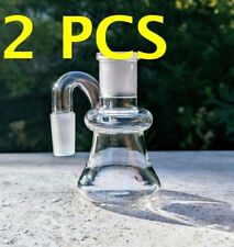 2PCS New 90° Dry Ash Catcher Water Pipe Bong Bubbler Mini Premium Quality 14mm picture